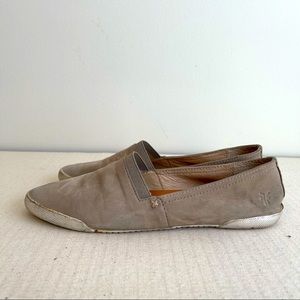Frye Melanie Suede Leather Flats
